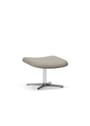 Skipper Furniture - Voetenbank - Cento Home Footrest / By O&M Design - Samoa 132 / Polished Chrome