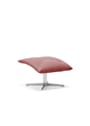 Skipper Furniture - Fodskammel - Wave Footrest / By O&M Design - Samoa 132 / Polished Chrome