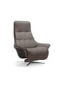 Skipper Furniture - Lænestol - Shelter Armchair / By O&M Design - Samoa 131 / Black Stained Beech / Brushed Chrome