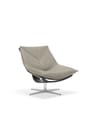Skipper Furniture - Lounge stoel - Wave Armchair - Low / By O&M Design - Samoa 132 / Black Stained Beech / Polished Chrome
