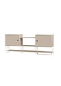 String Furniture - Sistema di scaffalature - Kitchen M - White / White