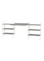 String Furniture - Sistema de estanterías - Workspace D - White / White