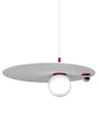 Swedish Ninja - Pendant Lamp - PLUTO BIG Alba White - Bubblegum Pink