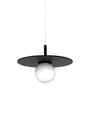 Swedish Ninja - Pendant Lamp - PLUTO LITTLE Charcoal Black - Bubblegum Pink