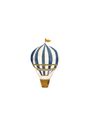 That's Mine - Lapset seinätarra - Wallsticker Retro air balloon - Blue large