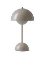 &tradition - Tischlampe - Flowerpot Table Lamp VP9 by Verner Panton - Matt White