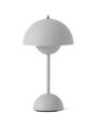 &tradition - Table Lamp - Flowerpot Table Lamp VP9 by Verner Panton - Matt White