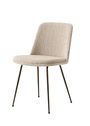 &tradition - Cadeira - Rely - HW9 - Fabric: Karakorum 003 / Frame: Bronzed