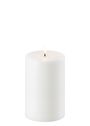 Uyuni - Stearinljus - LED Pillar Candle - Nordic White - 5x7,5 cm