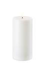 Uyuni - Candles - LED Pillar Candle - Nordic White - 7,8x20 cm