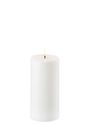 Uyuni - Sviečky - LED Pillar Candle - Nordic White - 5x7,5 cm