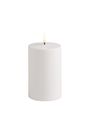 Uyuni - Kaarsen - Outdoor LED Pillar Candle - White - 7,8x7,8 cm