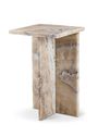 Wabi Sabi - Bijzettafel - Venus Pedestal - Travertine