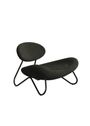 Woud - Loungesessel - Meadow Lounge Chair - Black - Nara 006