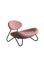 Woud - Lounge chair - Meadow Lounge Chair - Black - Nara 006