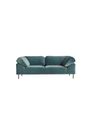 Woud - Couch - Collar 2-seater - Textaafoam Adore, 81 Coffee