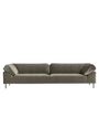 Woud - Couch - Collar 3-seater - Nevotex Icon, 1375 Pine