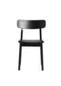 Woud - Krzesło do jadalni - Pause Dining Chair 2.0 - Black Painted Ash