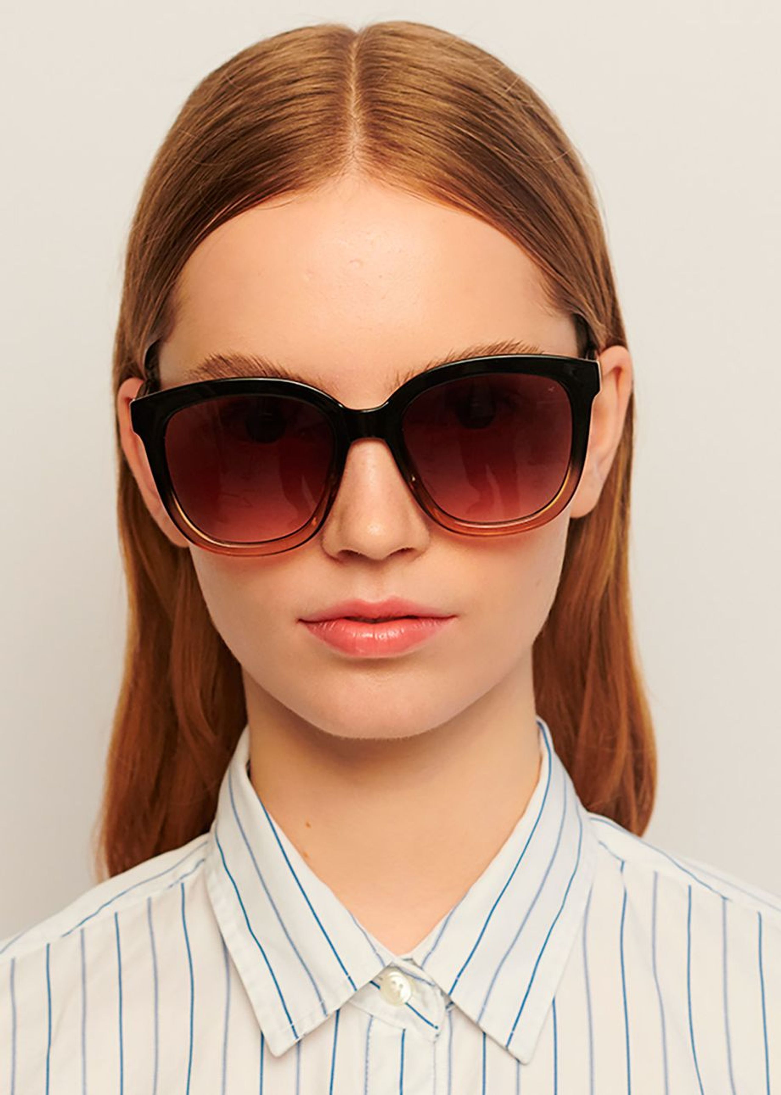 A. Kjærbede - Sluneční brýle - Billy - Black/ Brown Transparent