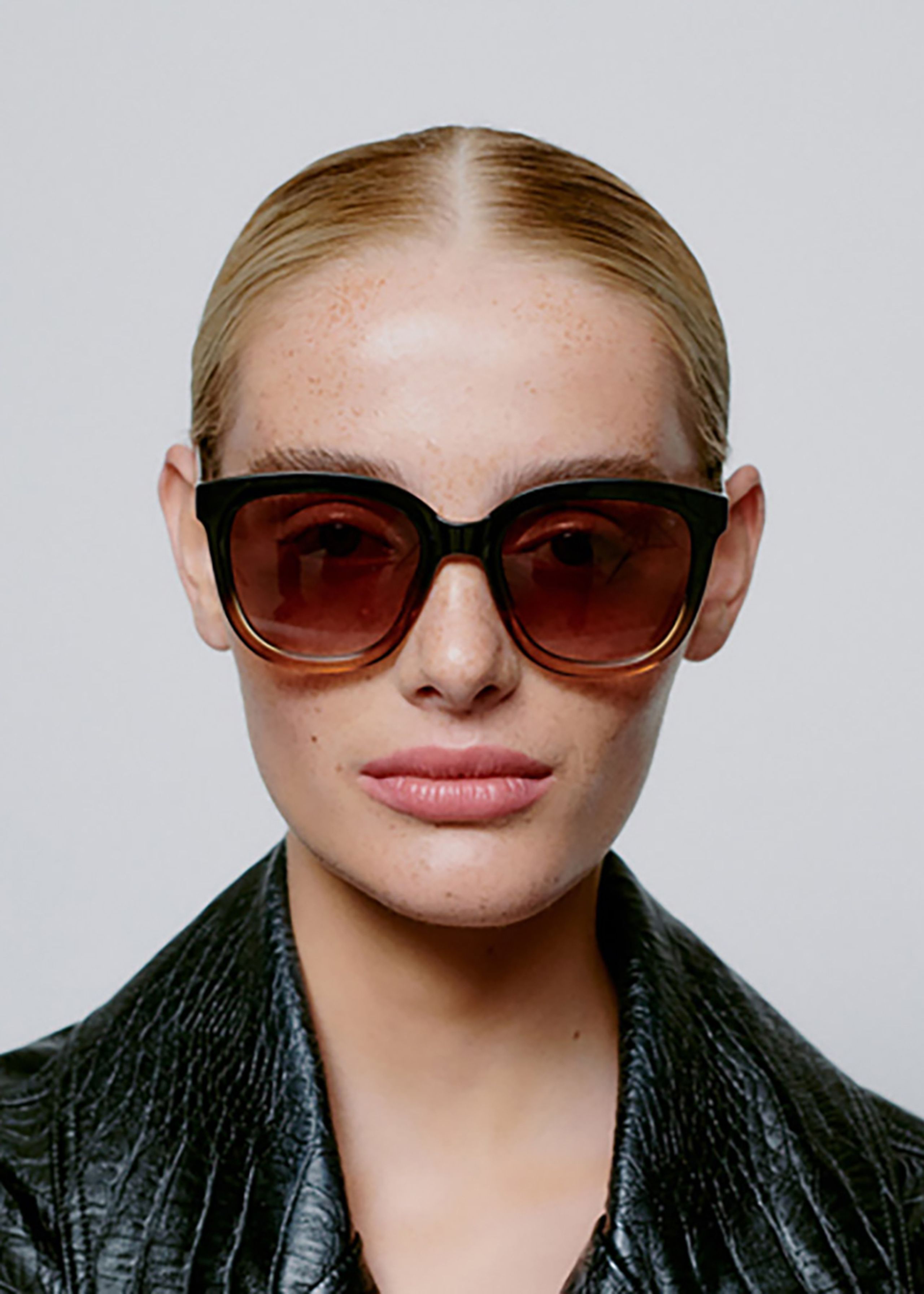 A. Kjærbede - Sluneční brýle - Billy - Black/ Brown Transparent