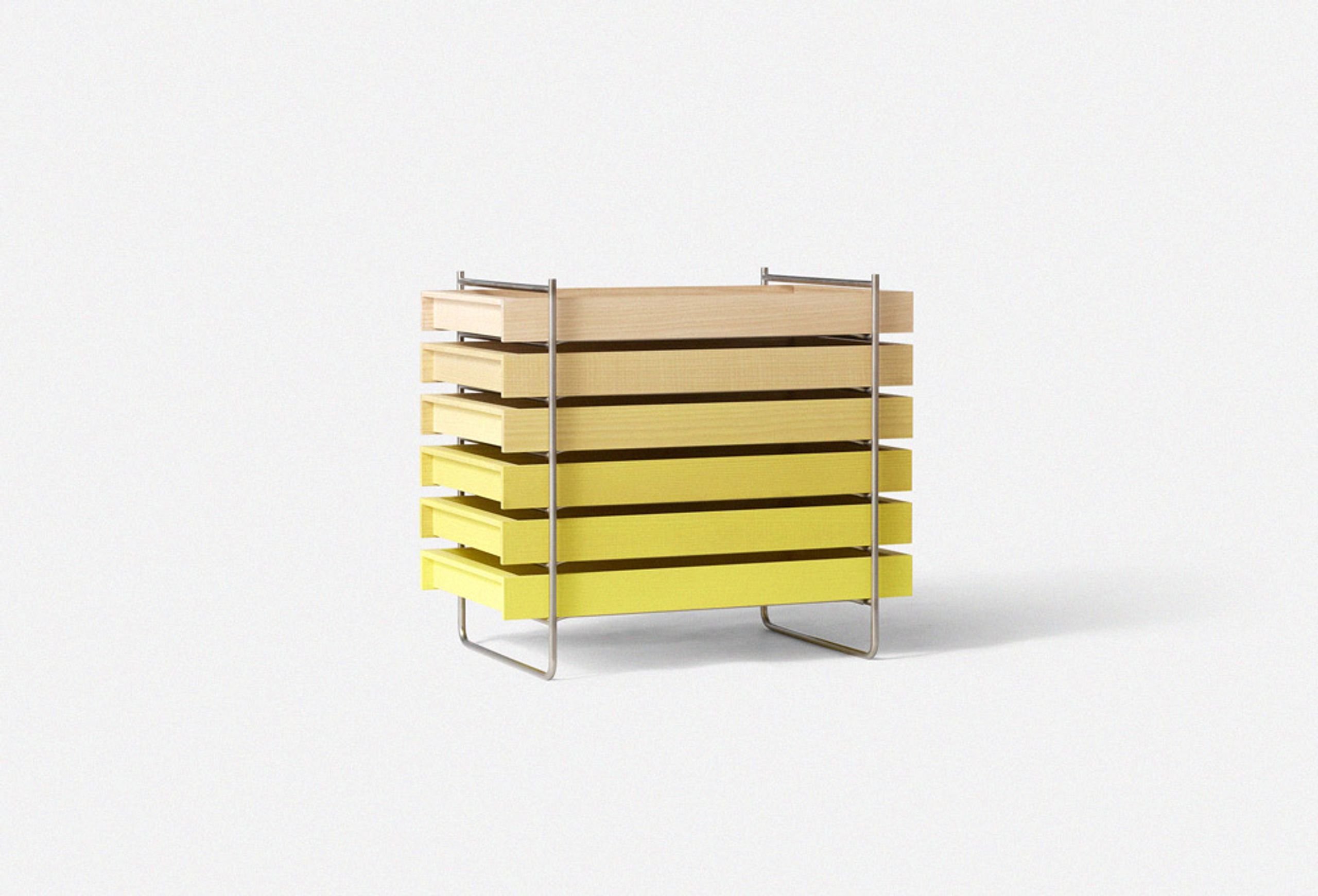 A. Petersen - Tablett - Tool Boxes by Line Depping - Yellow Ash