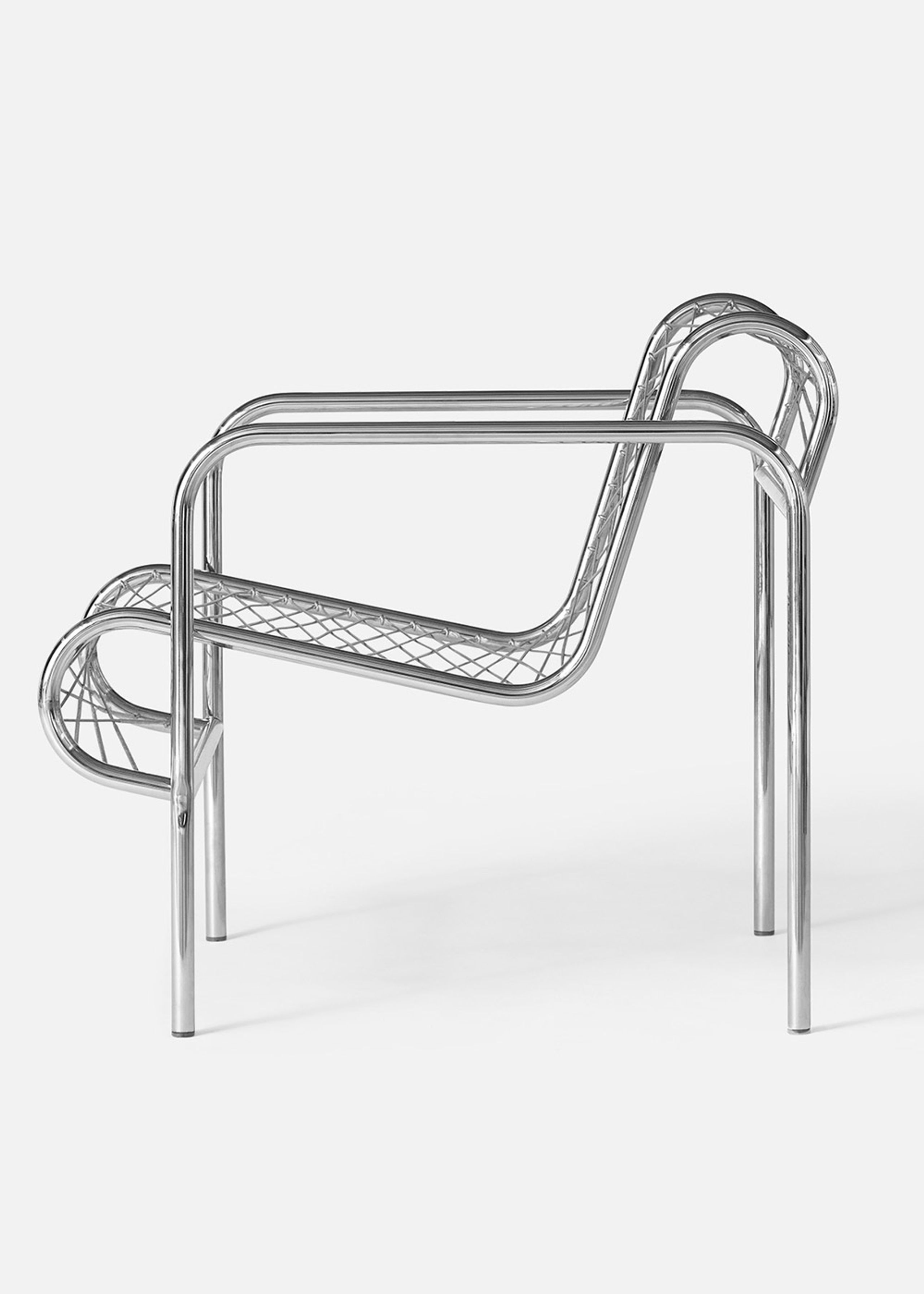 A. Petersen - Křeslo do obývacího pokoje - Wire Chair by Dan Svarth - Steel