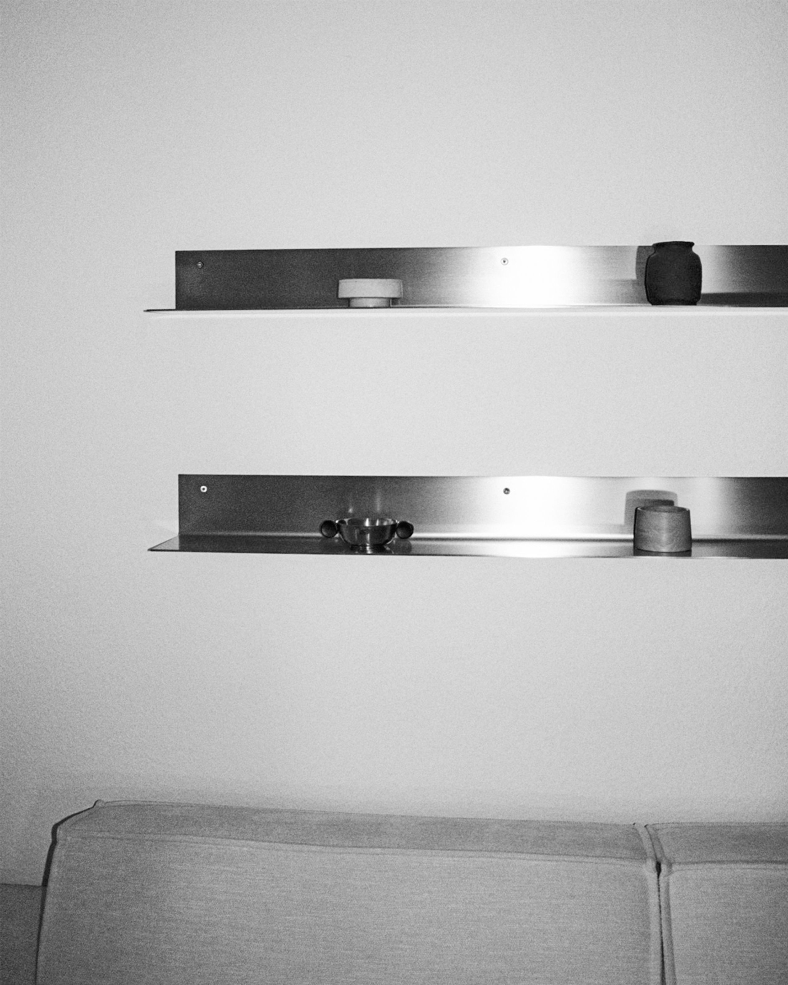 Acier Studio - Regalbrett - Skagen Shelf - Stainless Steel
