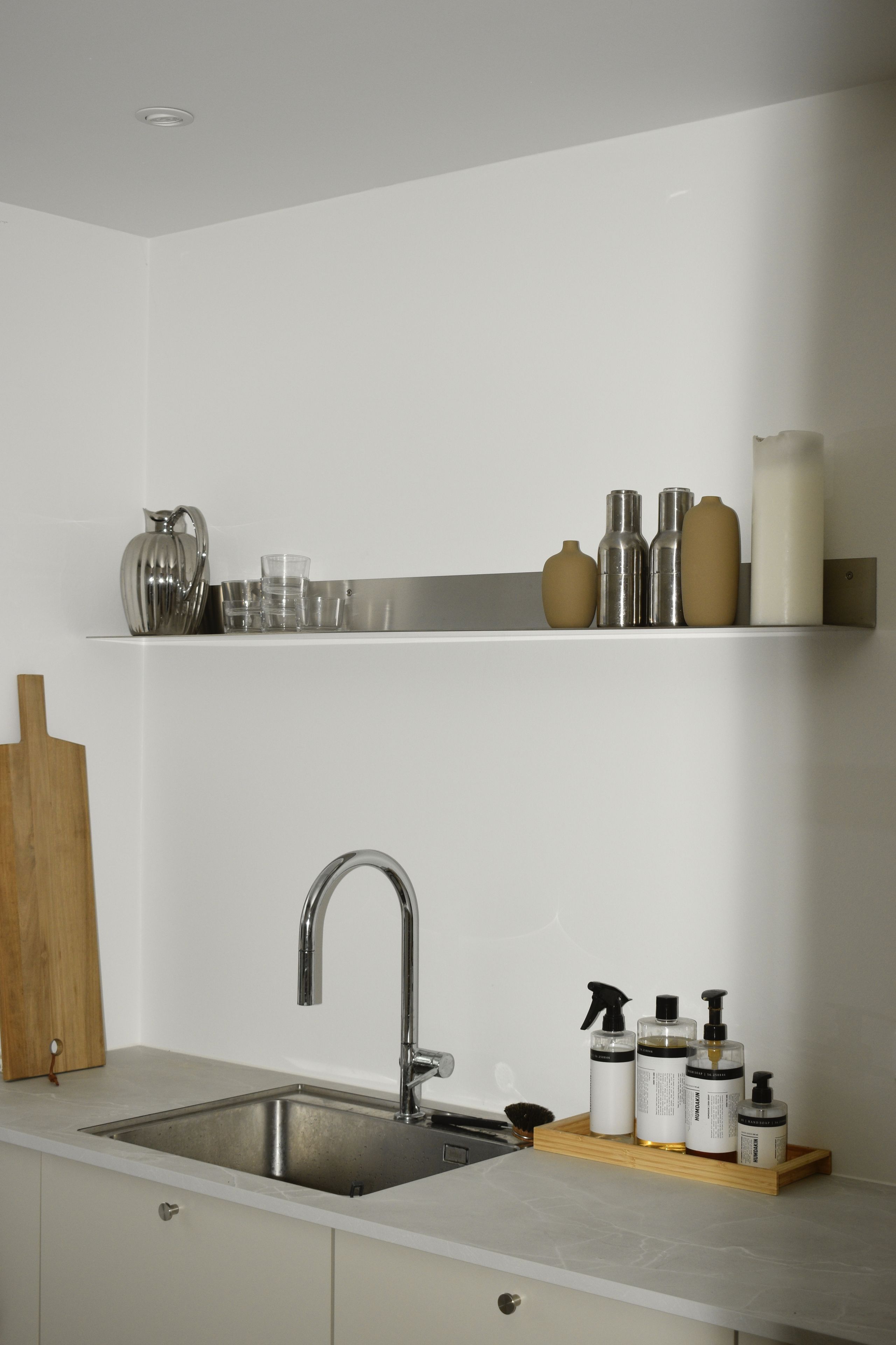 Acier Studio - Regalbrett - Skagen Shelf - Stainless Steel