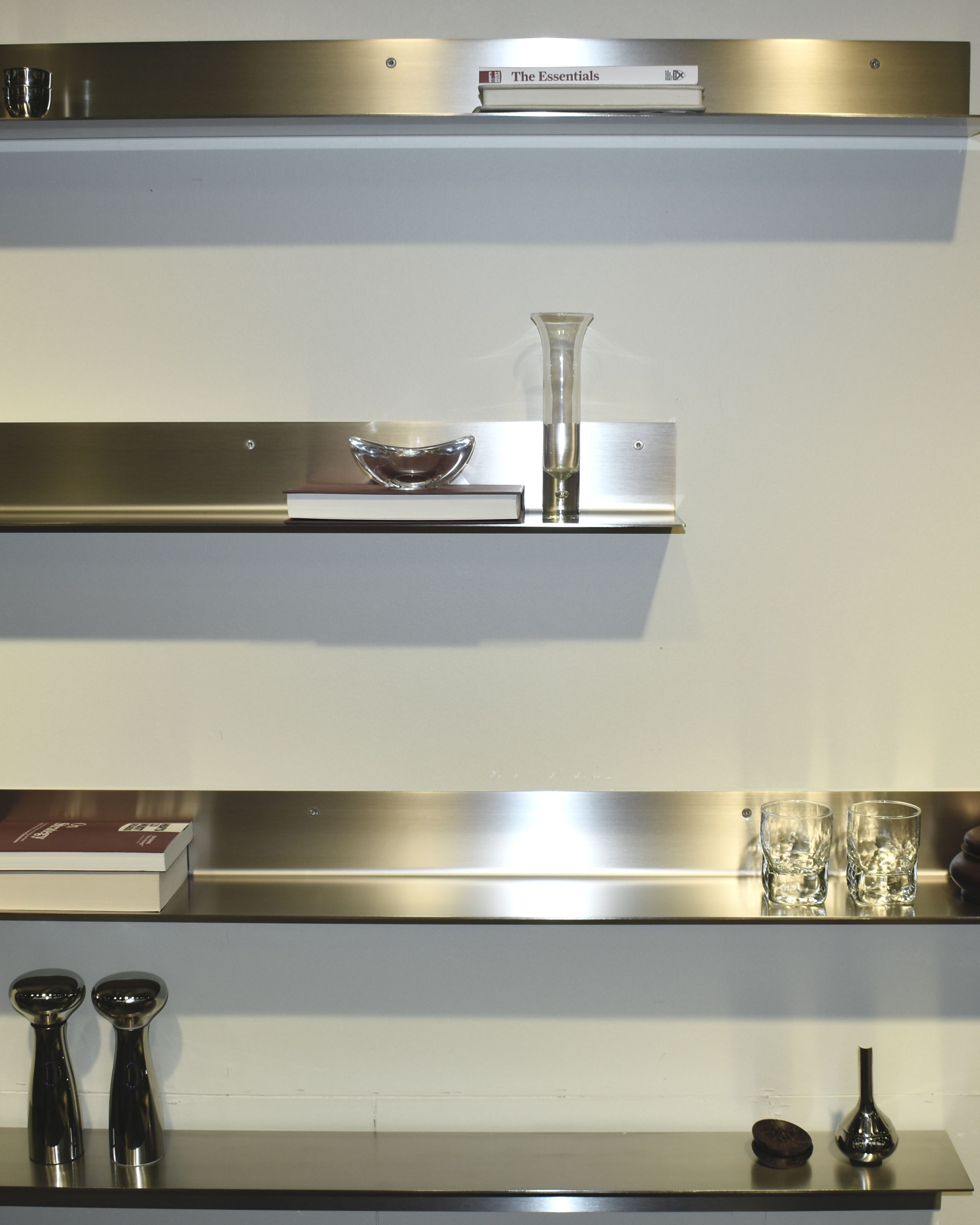 Acier Studio - Regalbrett - Skagen Shelf - Stainless Steel