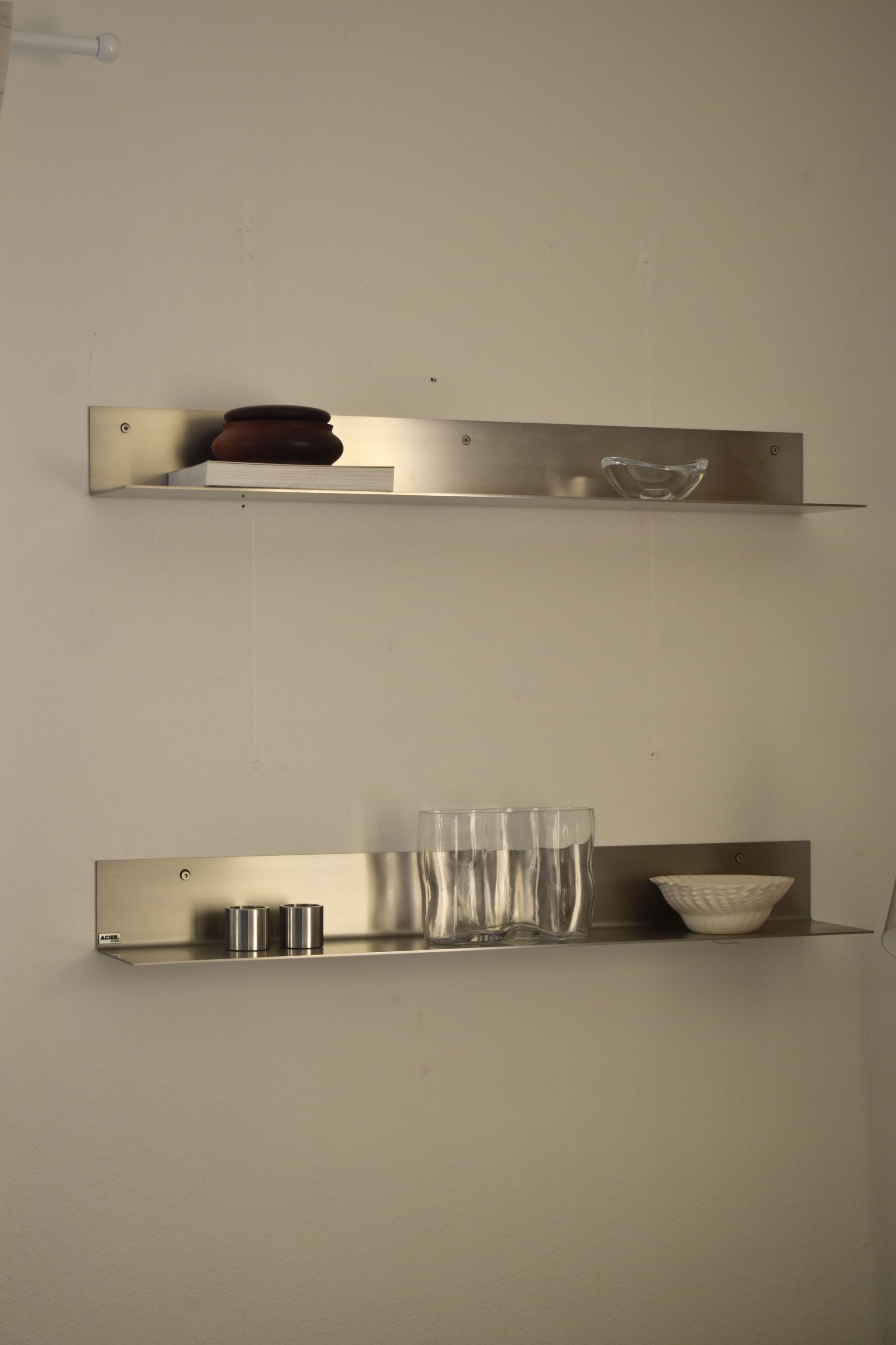 Acier Studio - Regalbrett - Skagen Shelf - Stainless Steel