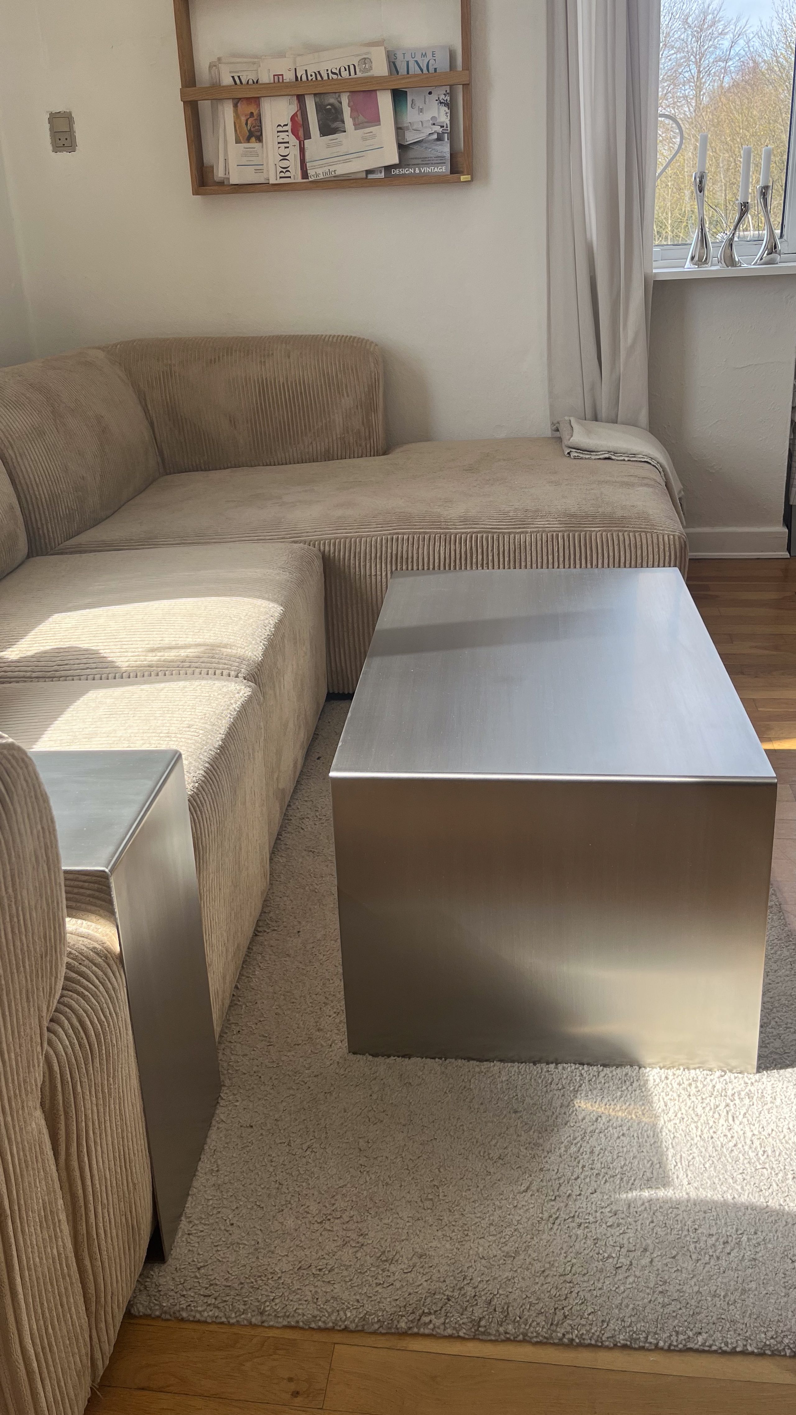 Acier Studio - Coffee Table - Copenhagen Coffee Table - Stainless Steel