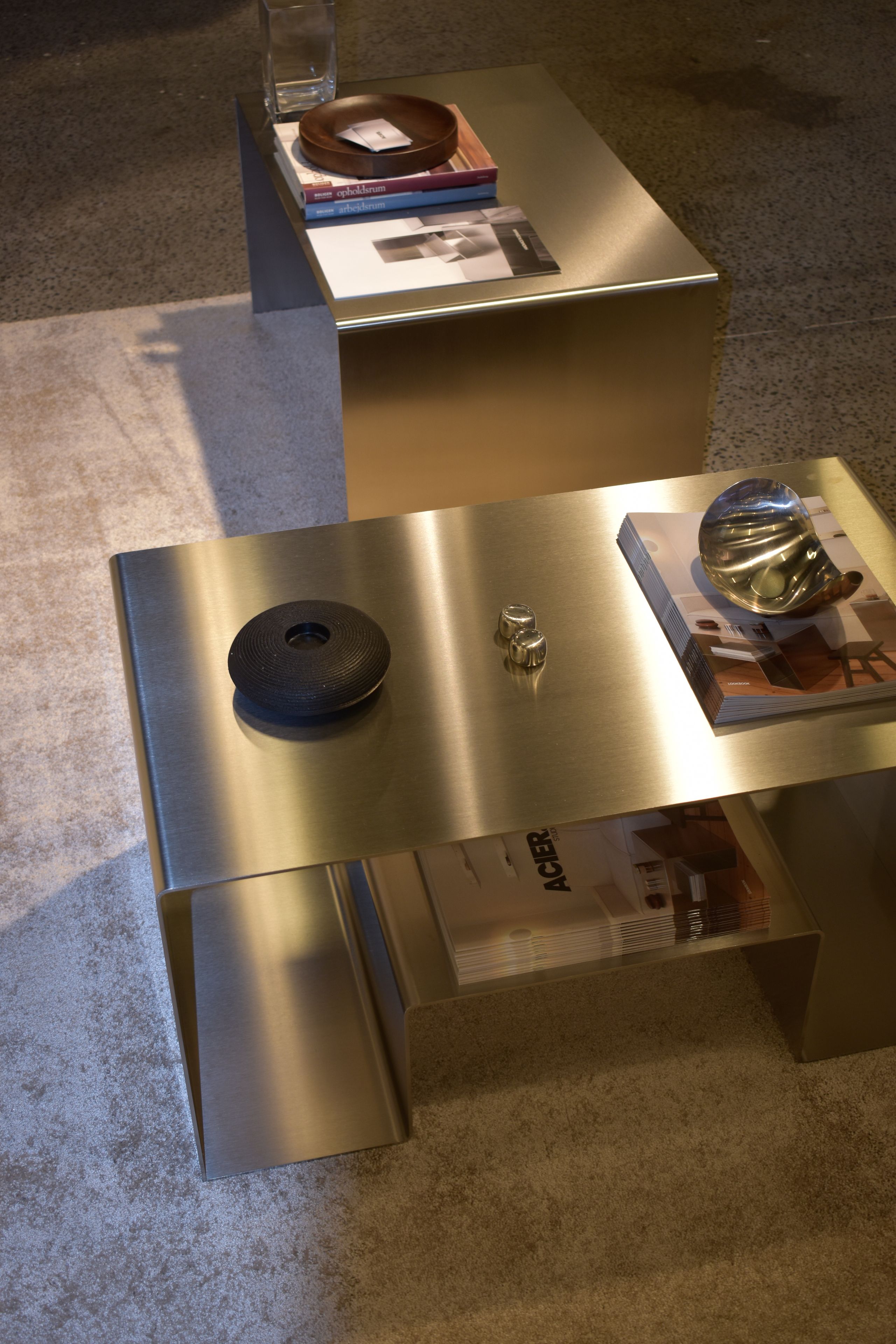 Acier Studio - Soffbord - Uppsala Coffee Table - Stainless Steel