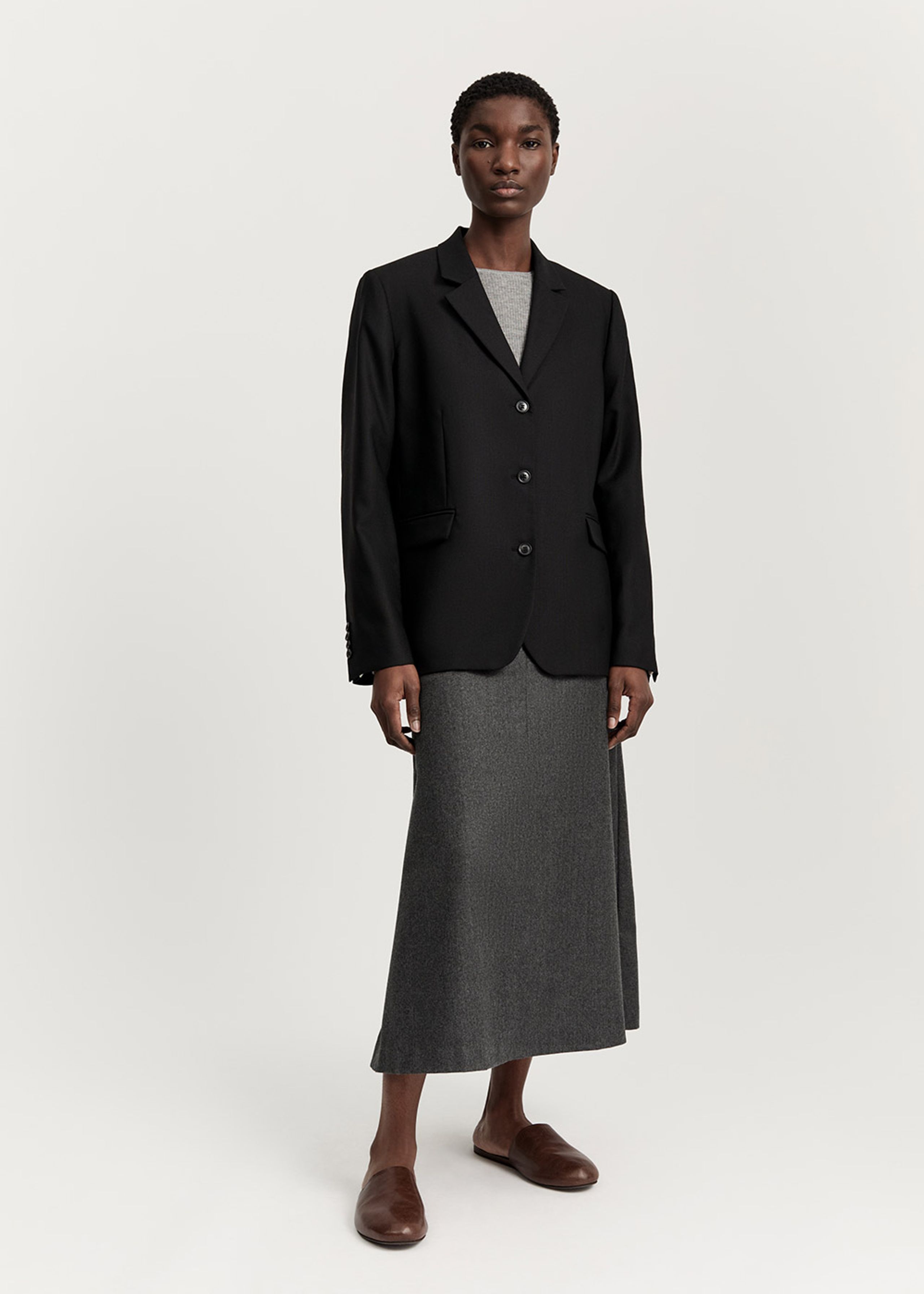 Aiayu - Blazer - Mason Jacket Wool - Black