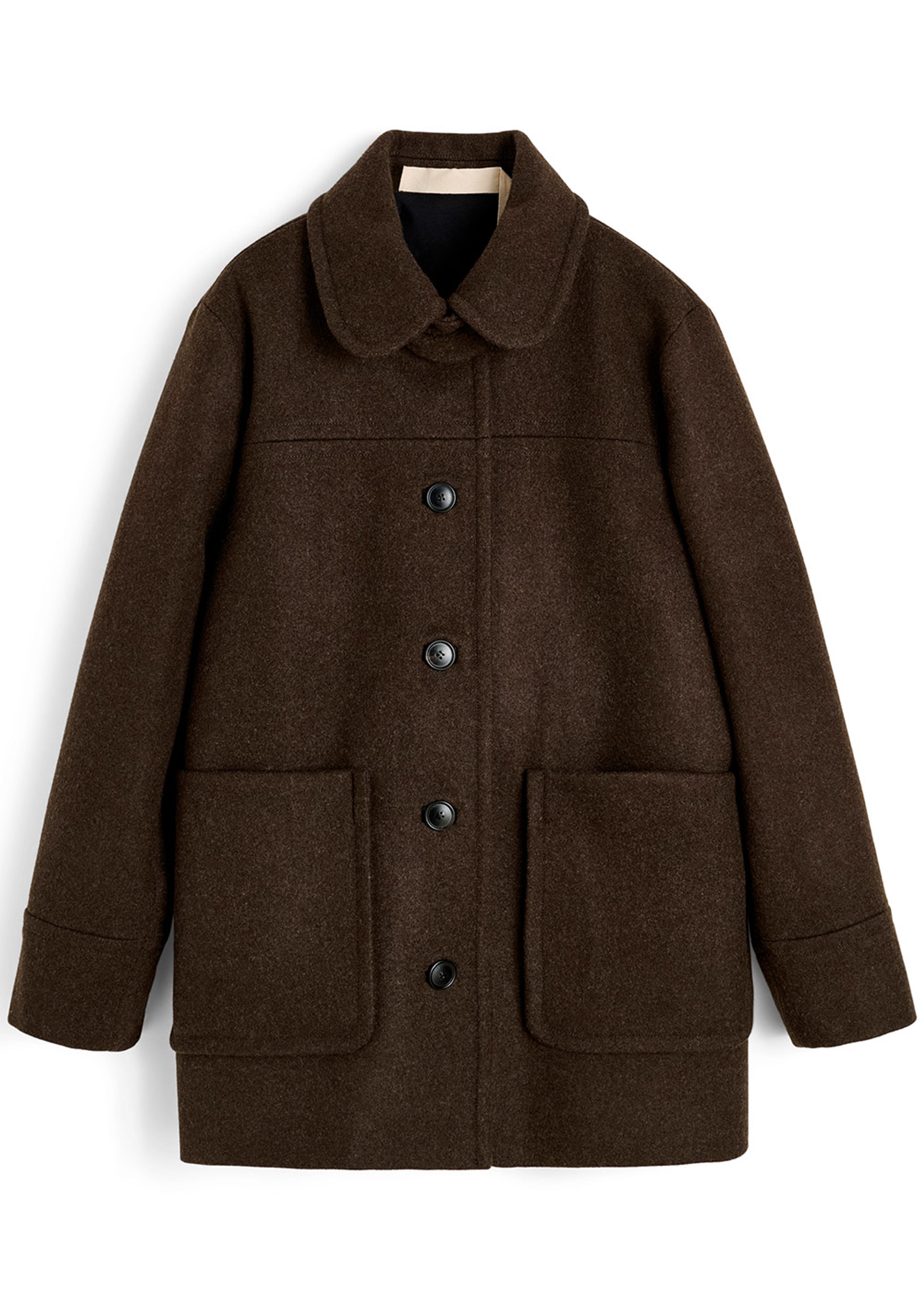 Aiayu - Casaco - Jamie Jacket Loden - Pure Dark Brown