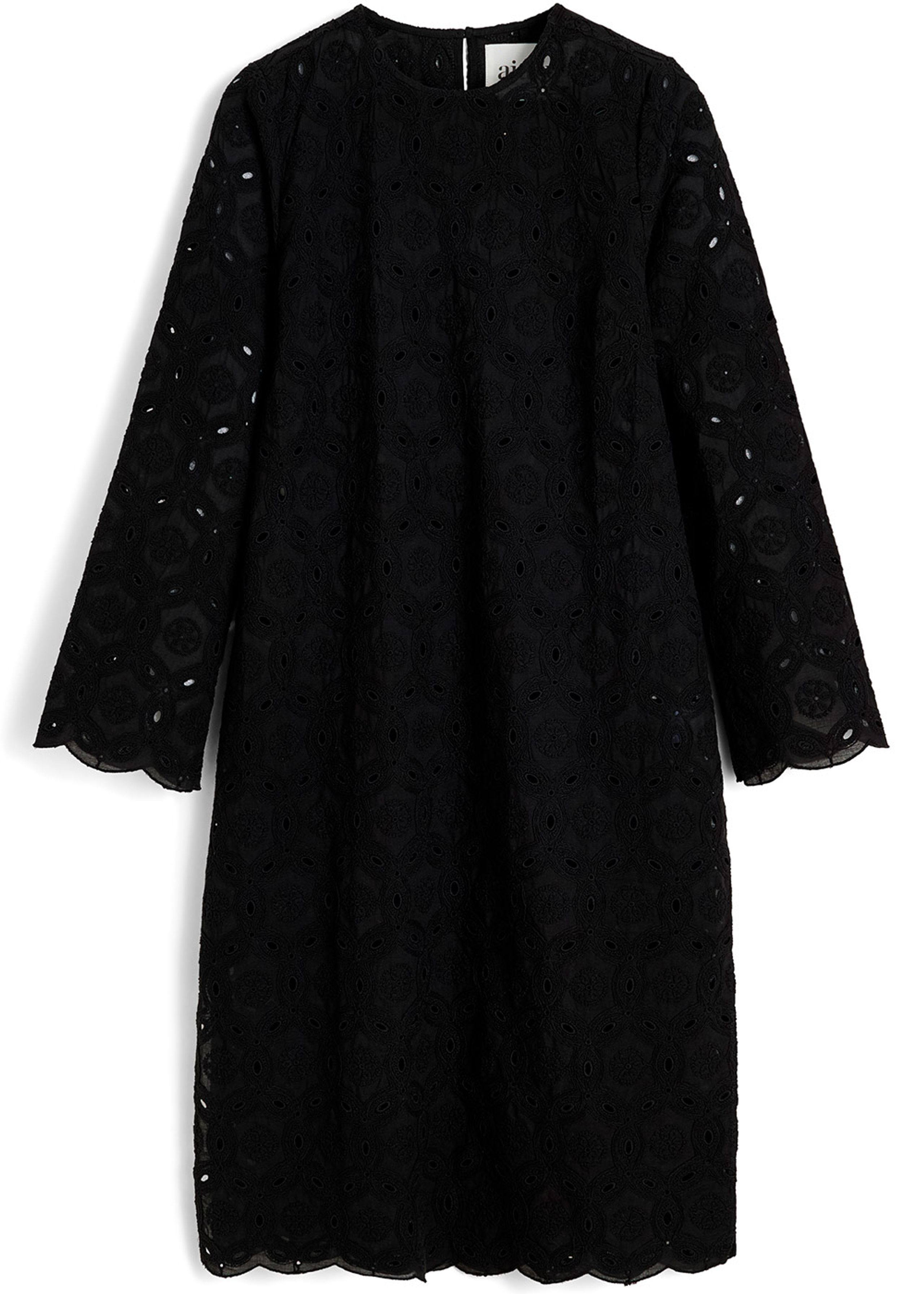 Aiayu - Kleid - Novia Dress Embroidery - Black