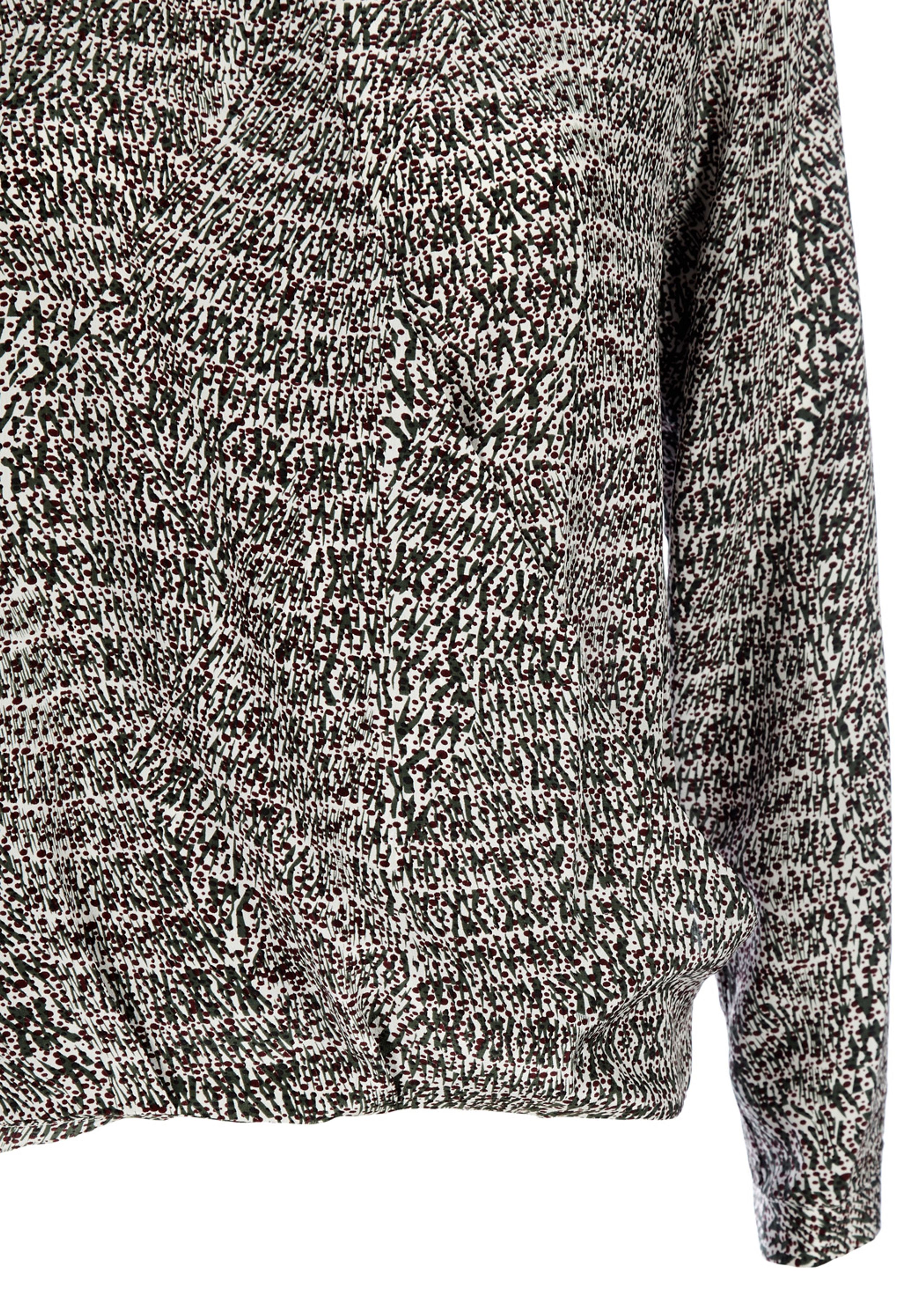 An Ounce - Blouse - Gonas Silk Print Blouse - Burdundy Multi Print