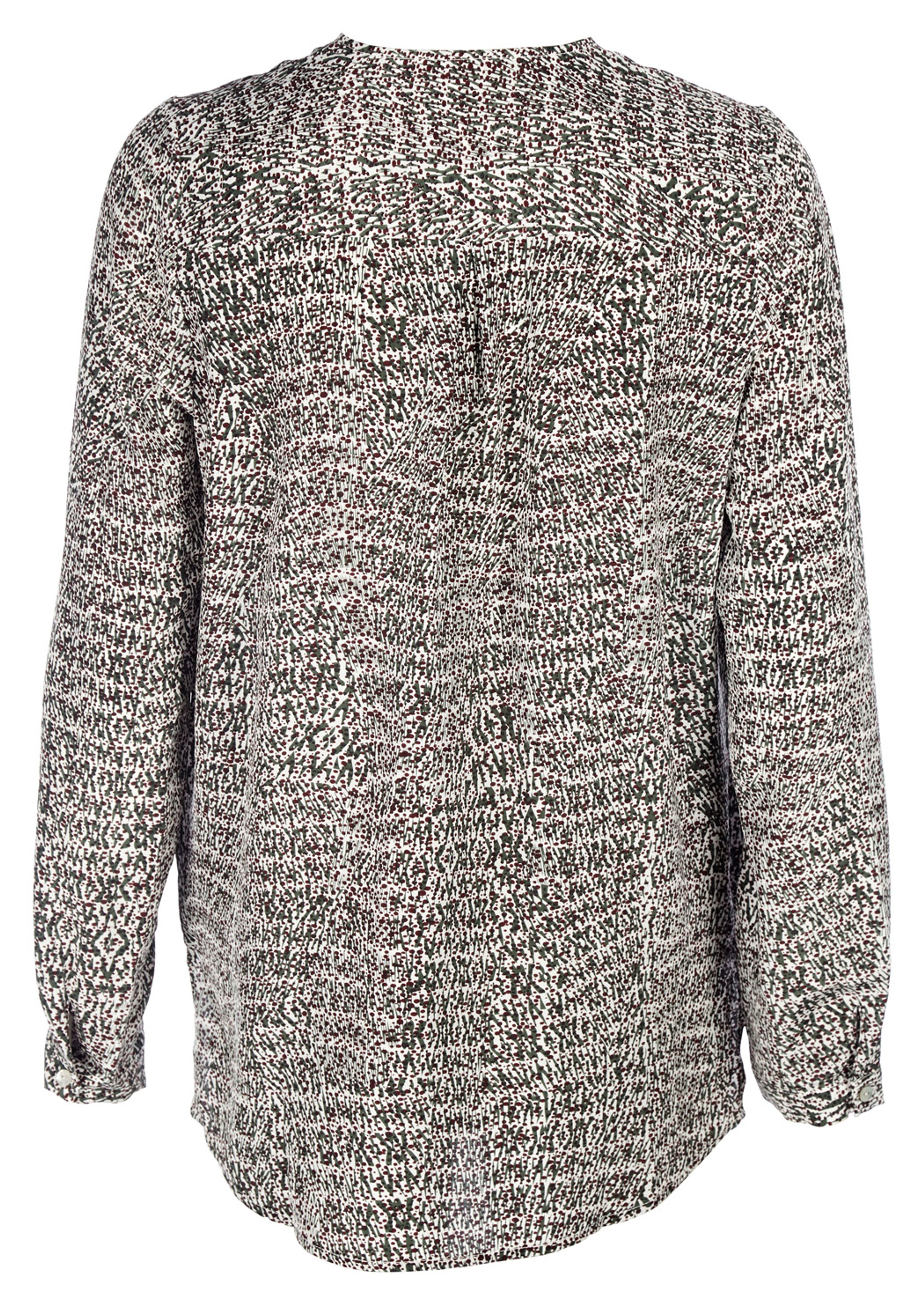 An Ounce - Blouse - Gonas Silk Print Blouse - Burdundy Multi Print