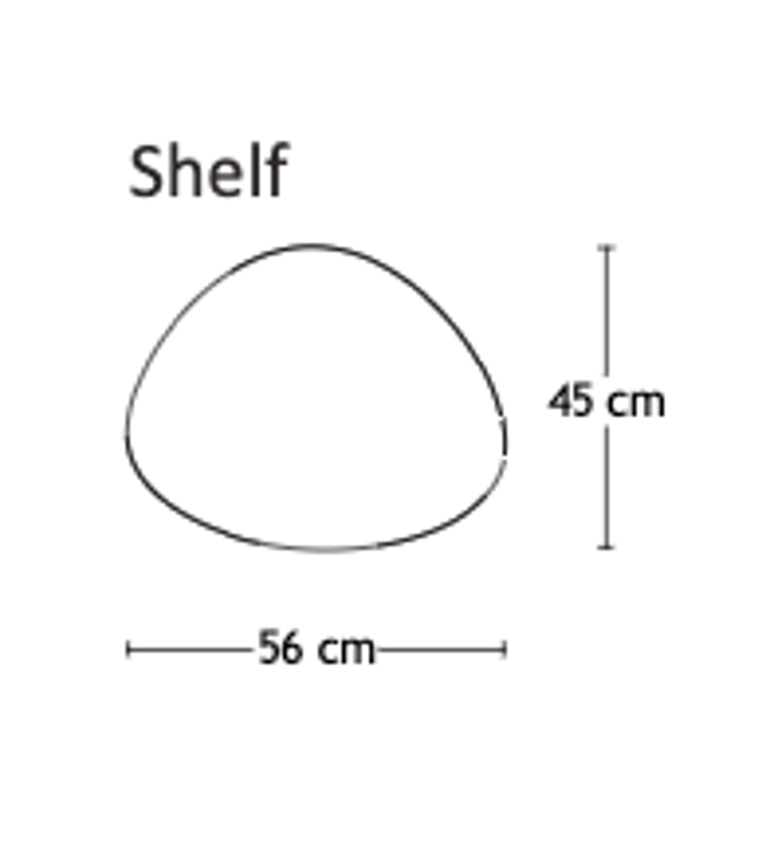 Andersen Furniture - Shelf - Laminate Shelf to C1 Sideboard - White to L102 x W90 x H45 cm