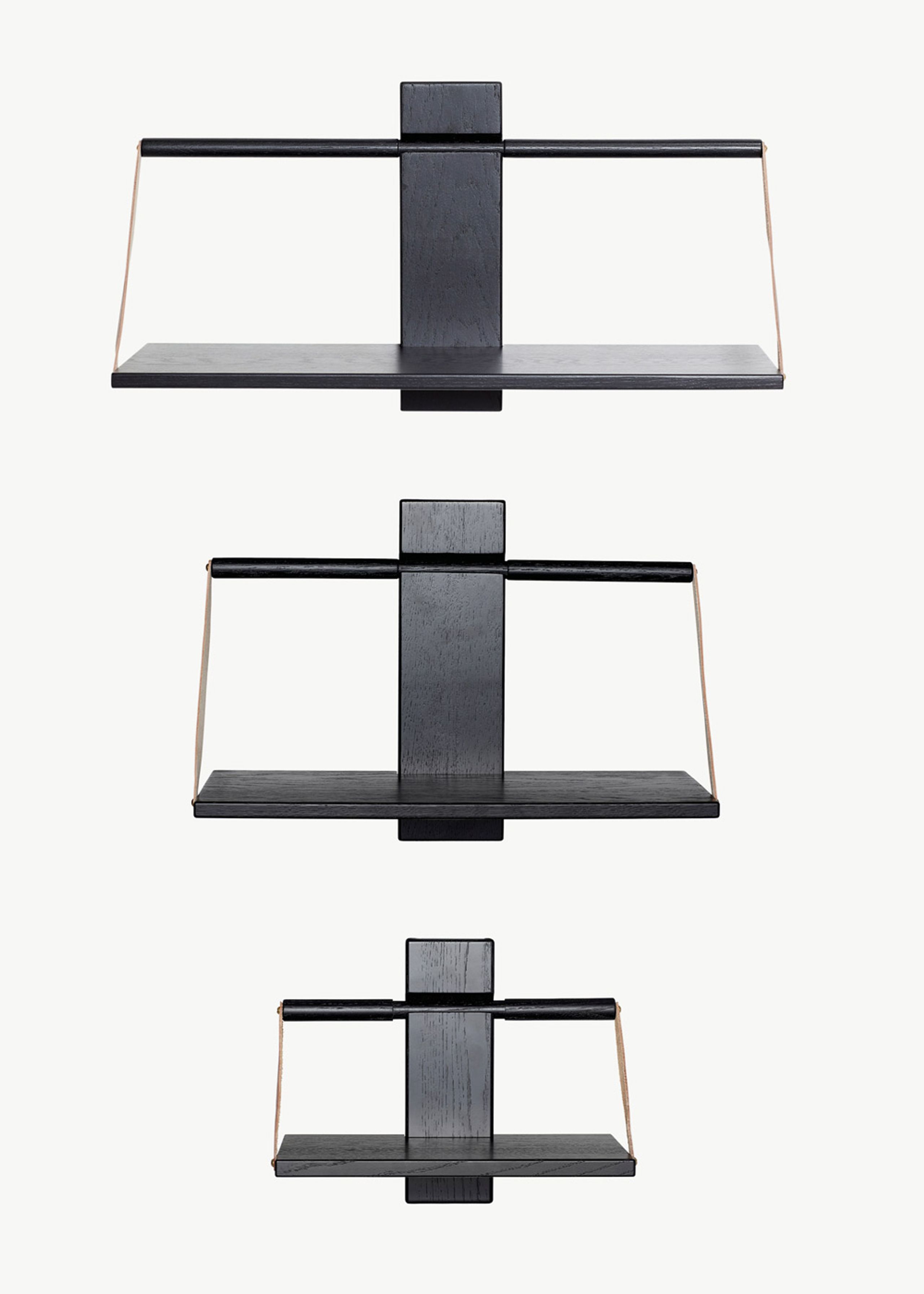 Andersen Furniture - Shelf - Wood Wall Shelf - Large - Black