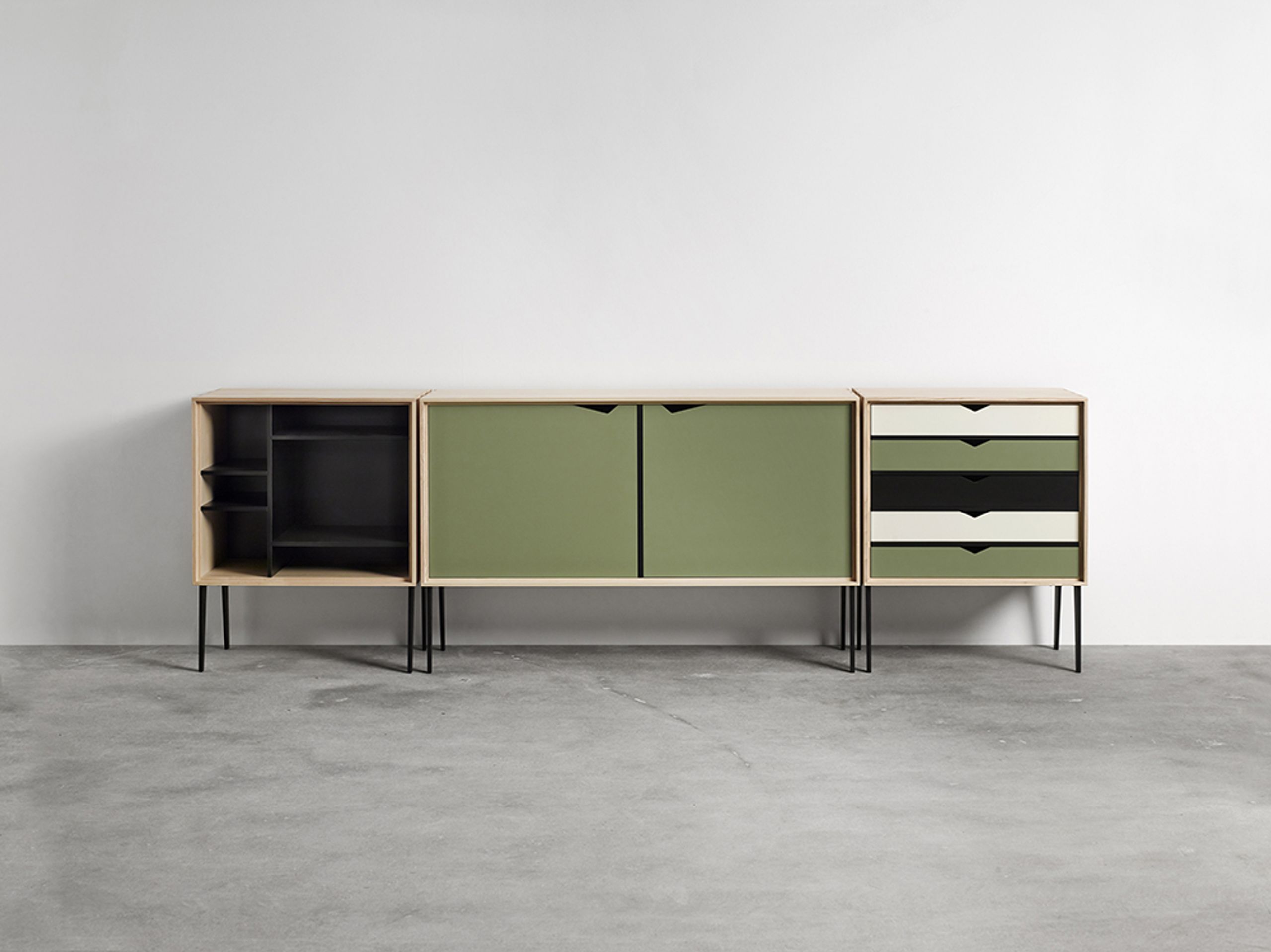 Andersen Furniture - Reol - S2 Reol - 51 cm - Kombination 3