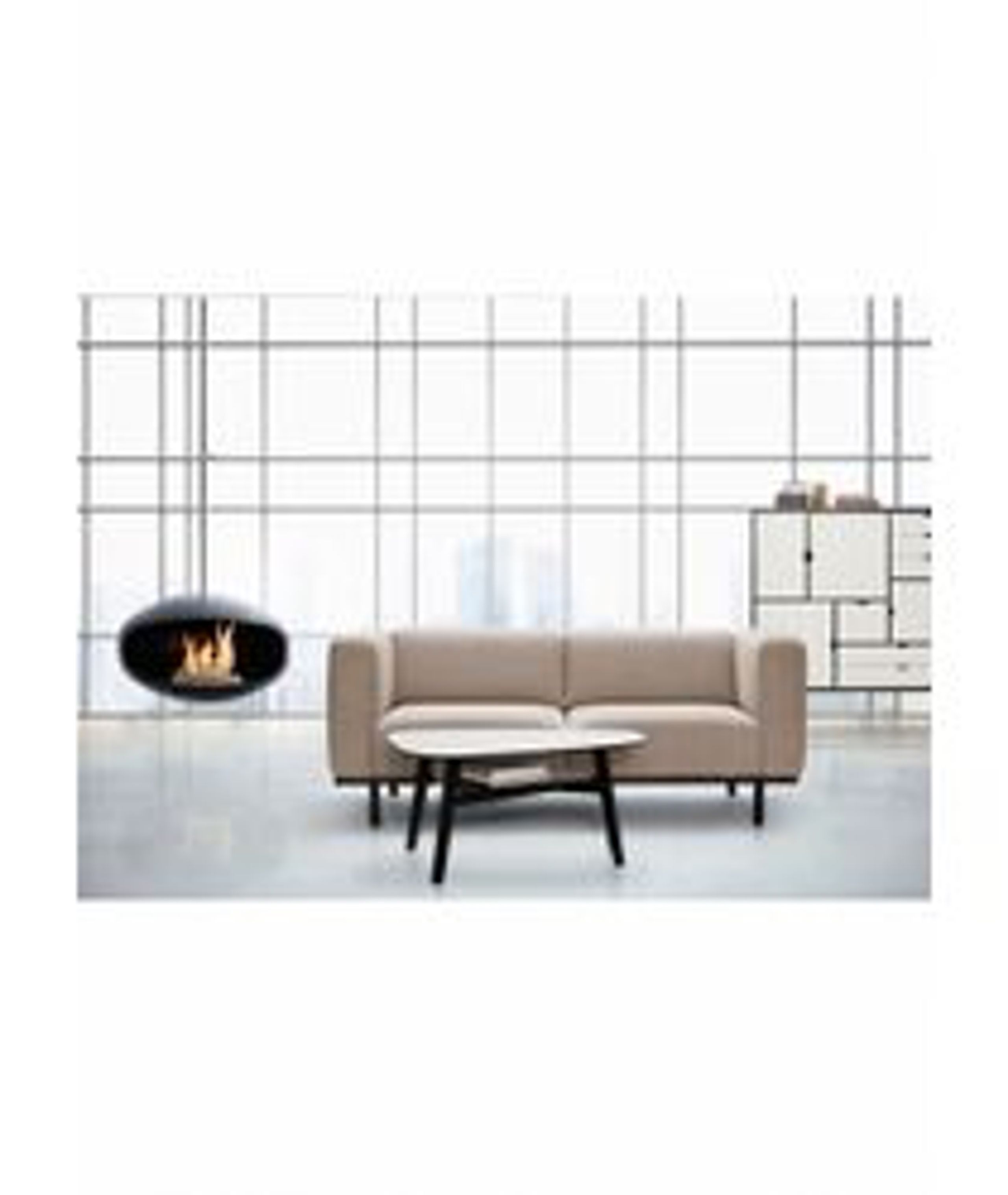 Andersen Furniture - Sofabord - C1 Sofabord / Laminat - Eg/Sortlakeret