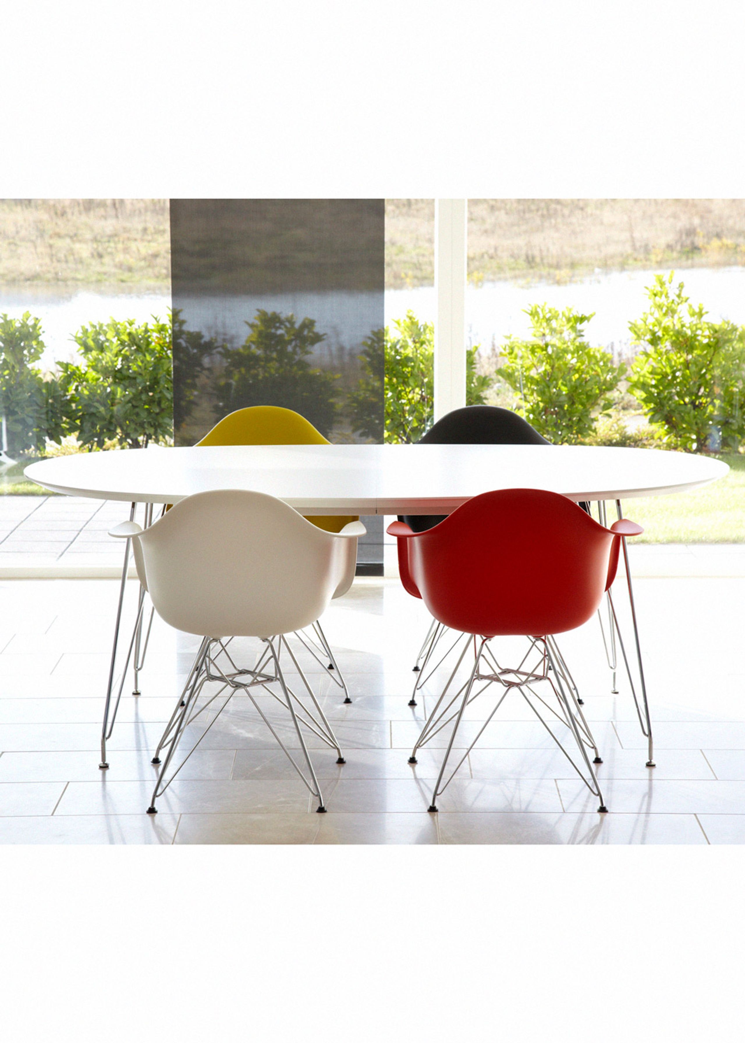 Andersen Furniture - Esstisch - DK10 Dinner Table - Blank Chrome/White Laminate