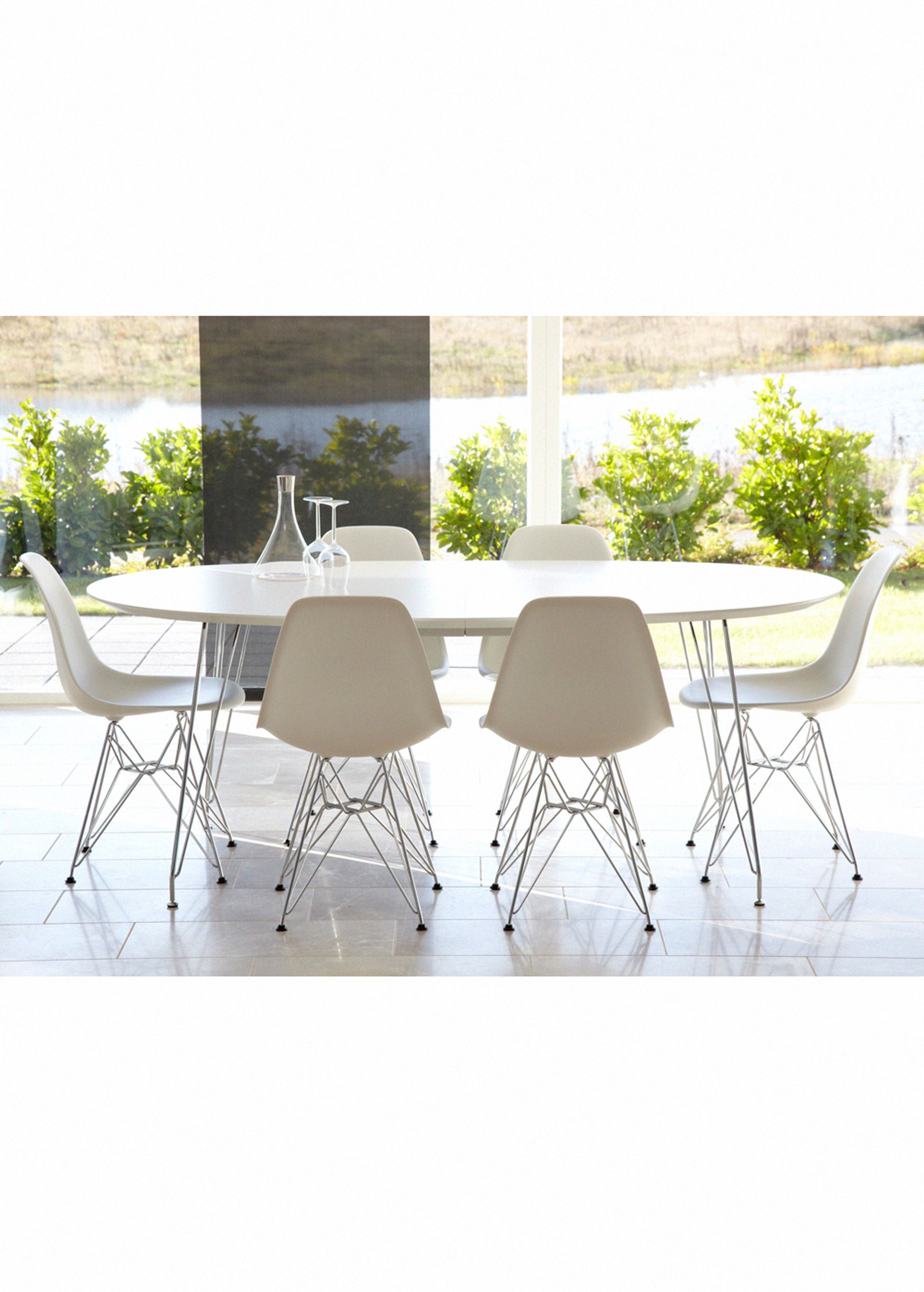 Andersen Furniture - Esstisch - DK10 Dinner Table - Blank Chrome/White Laminate