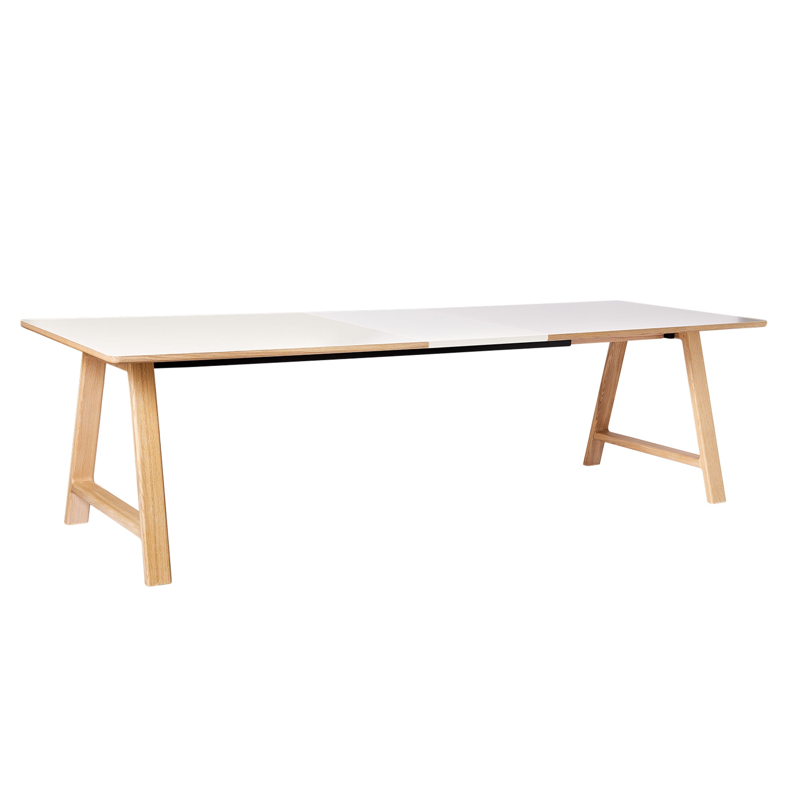 Andersen Furniture - Esstisch - T11 Table - Oak, white pig. lac. / Crystal White lam.