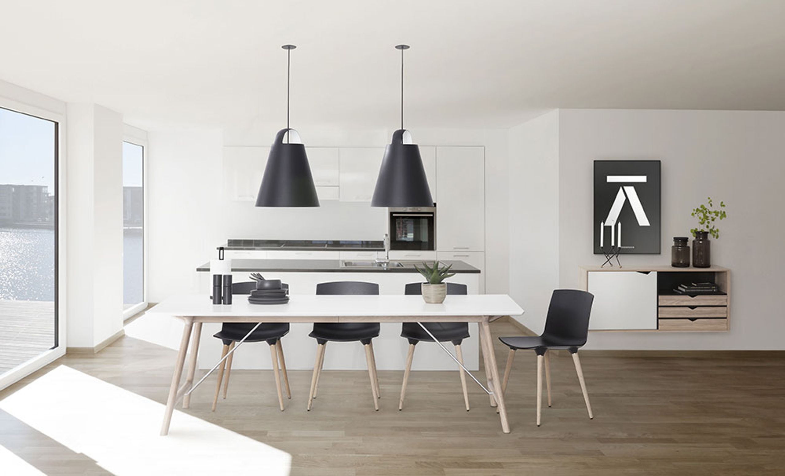 Andersen Furniture - Esstisch - Andersen T7 - Oak/White Oiled