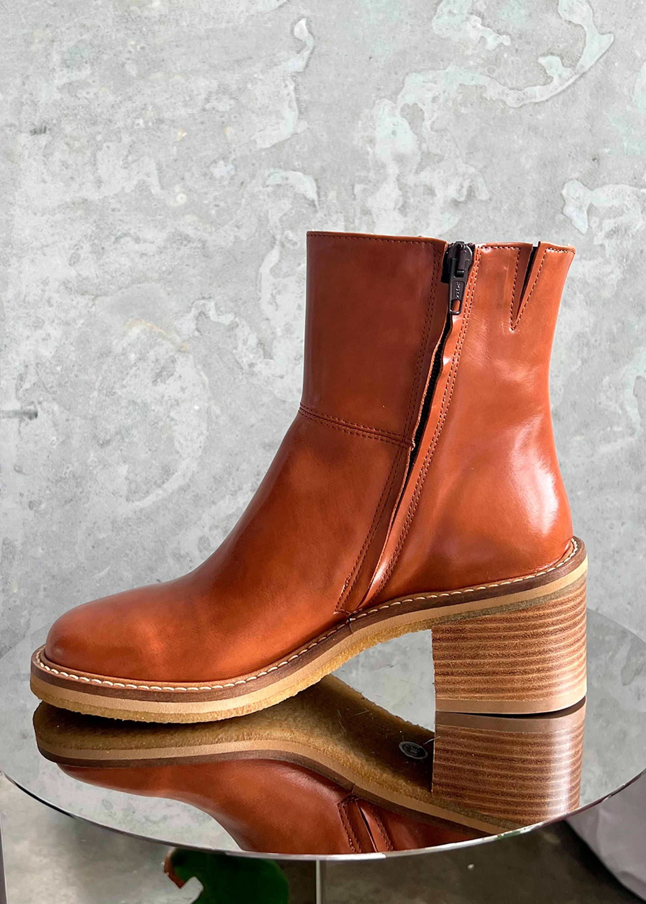 Angulus - Ankelstøvler - 7795 - Cognac/ Dark Brown