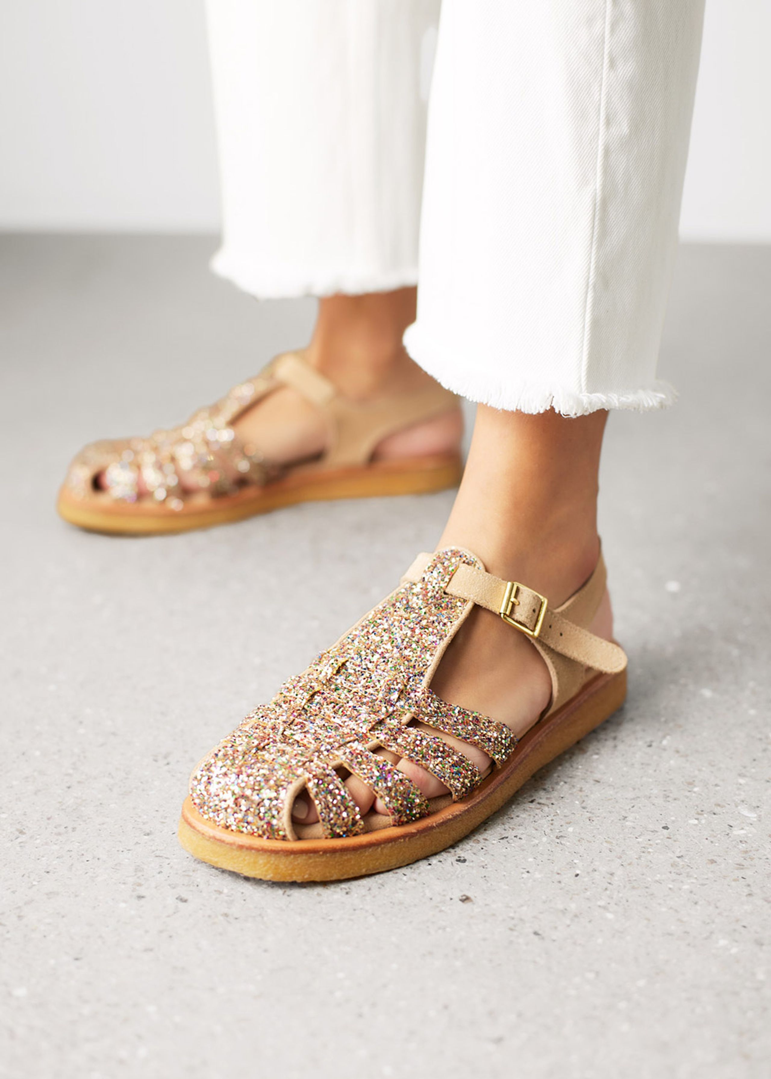 Angulus - Sandalen - 5696-101 Sandal - Multi Glitter/ Sand