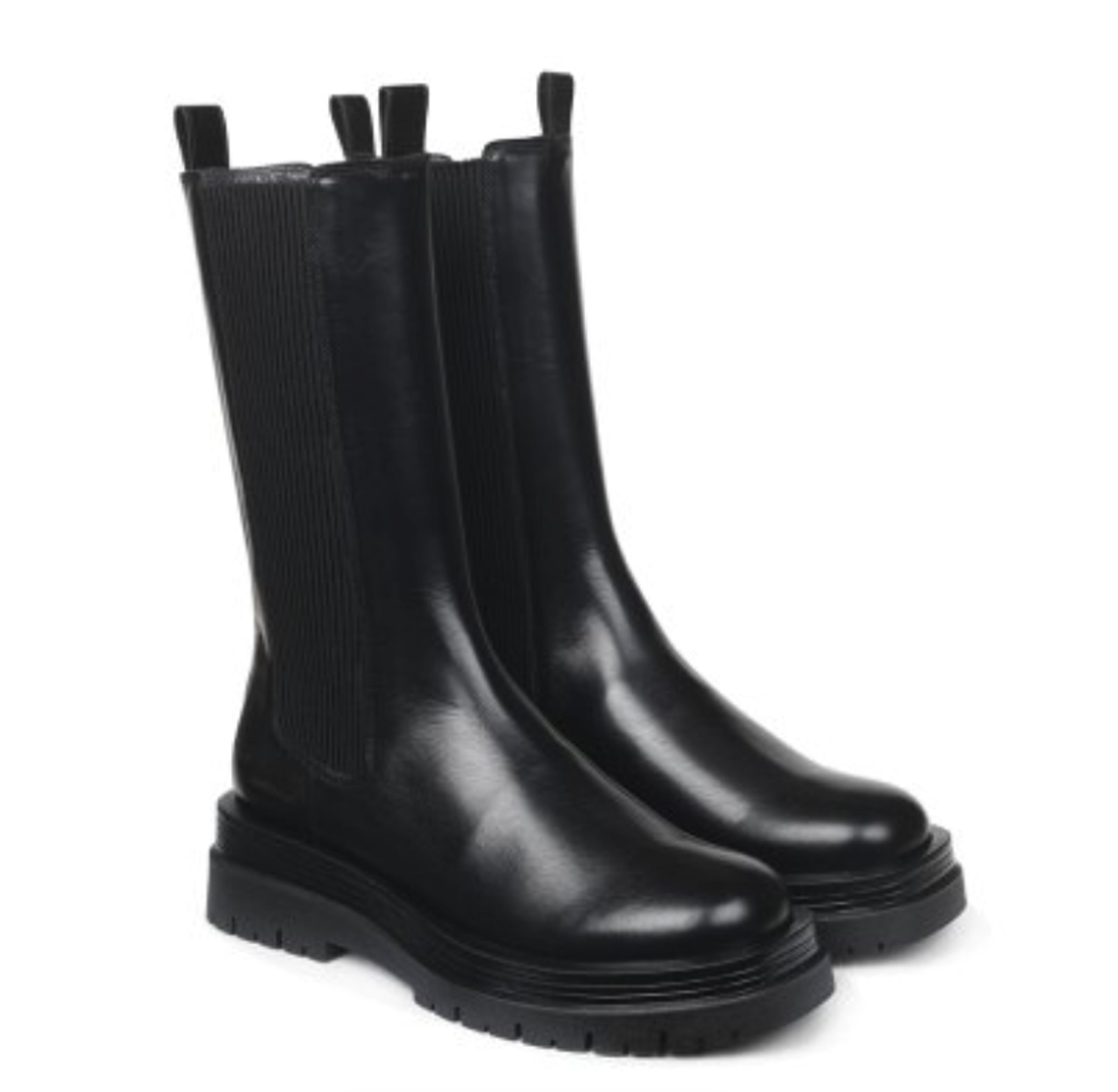 Angulus - Stövlar - Giullia Tall - Black / Black