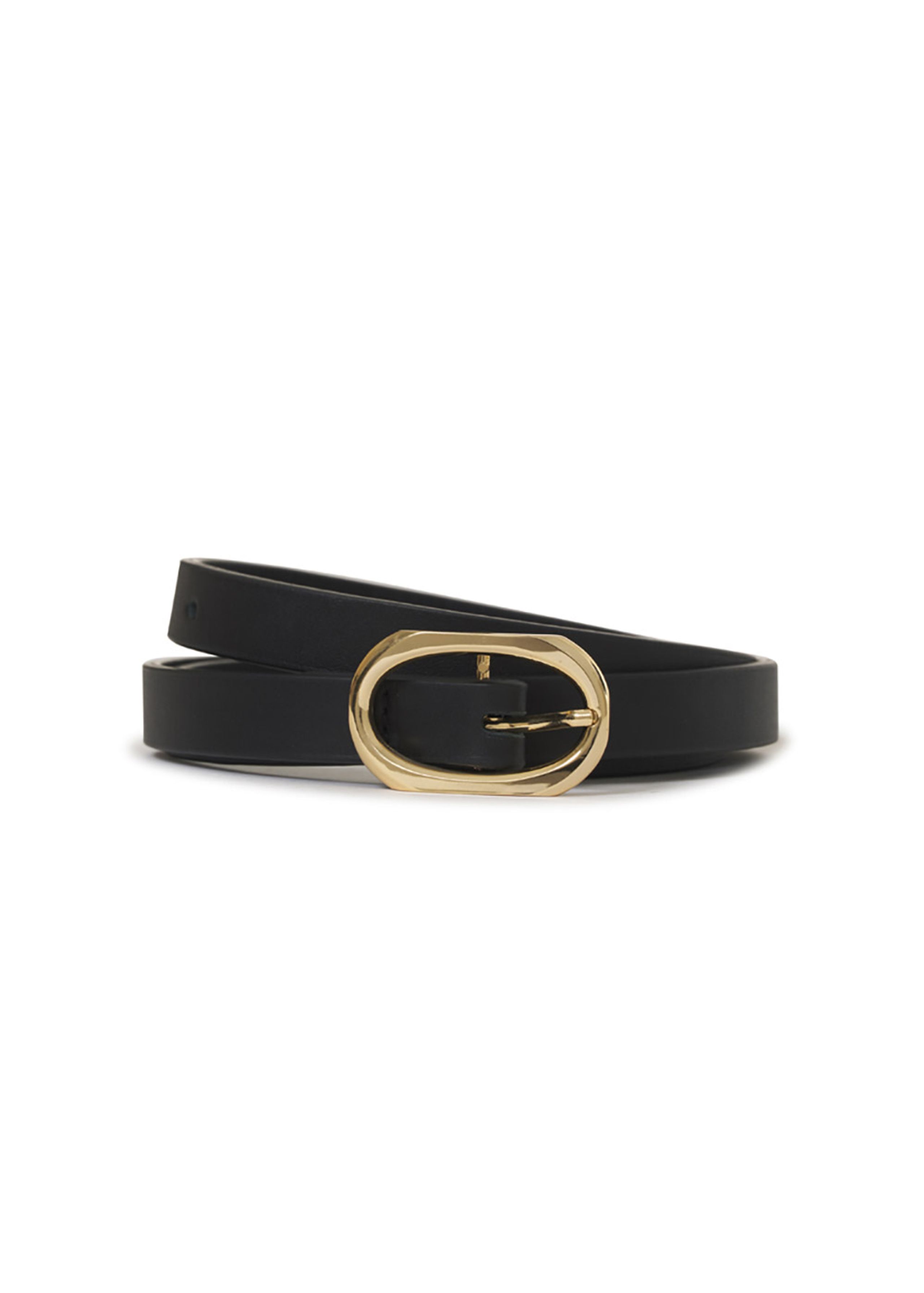 Anine Bing - Pás - Mini Signature Link Belt - Black