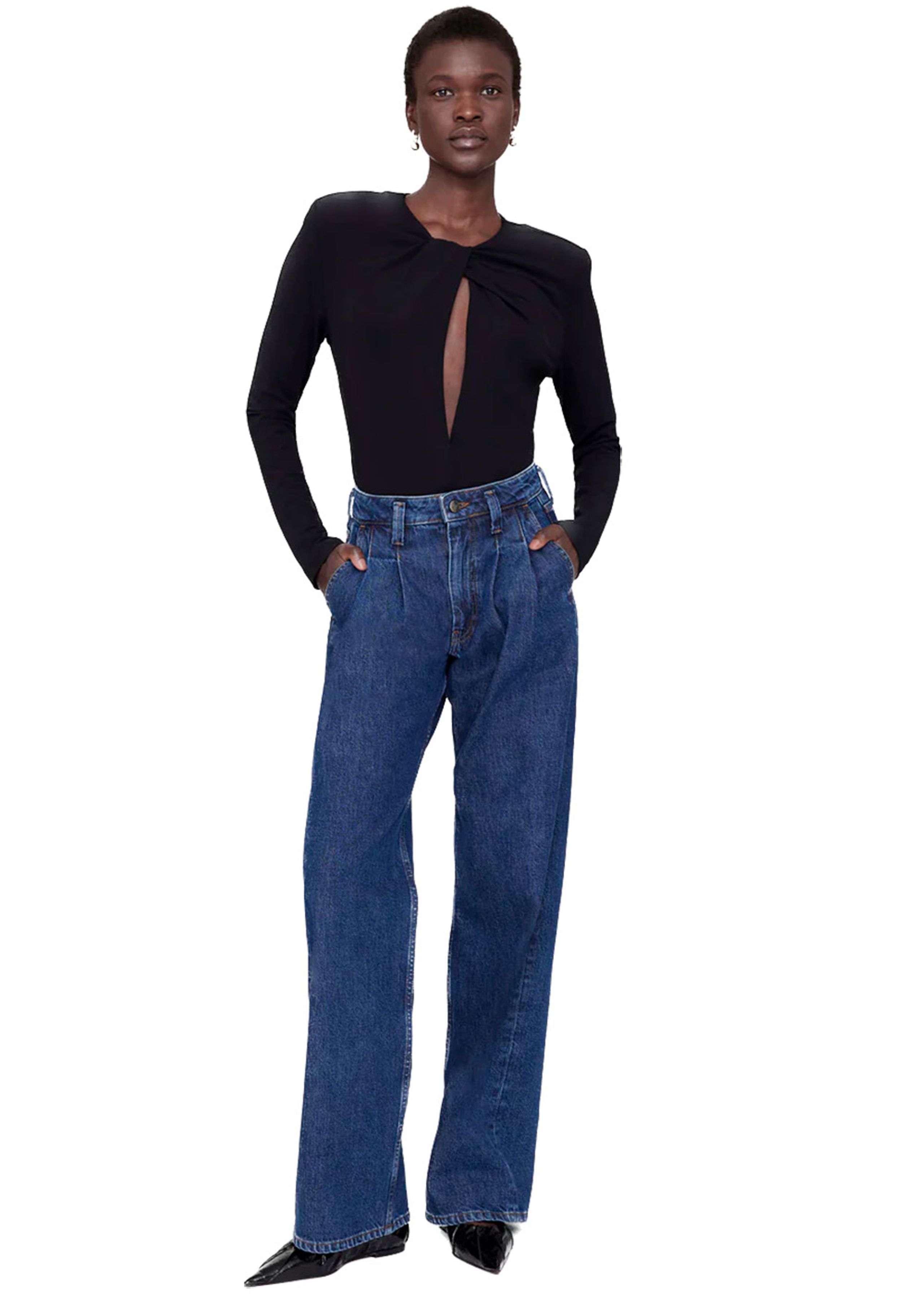 Anine Bing - Blouse - Amaya - Black